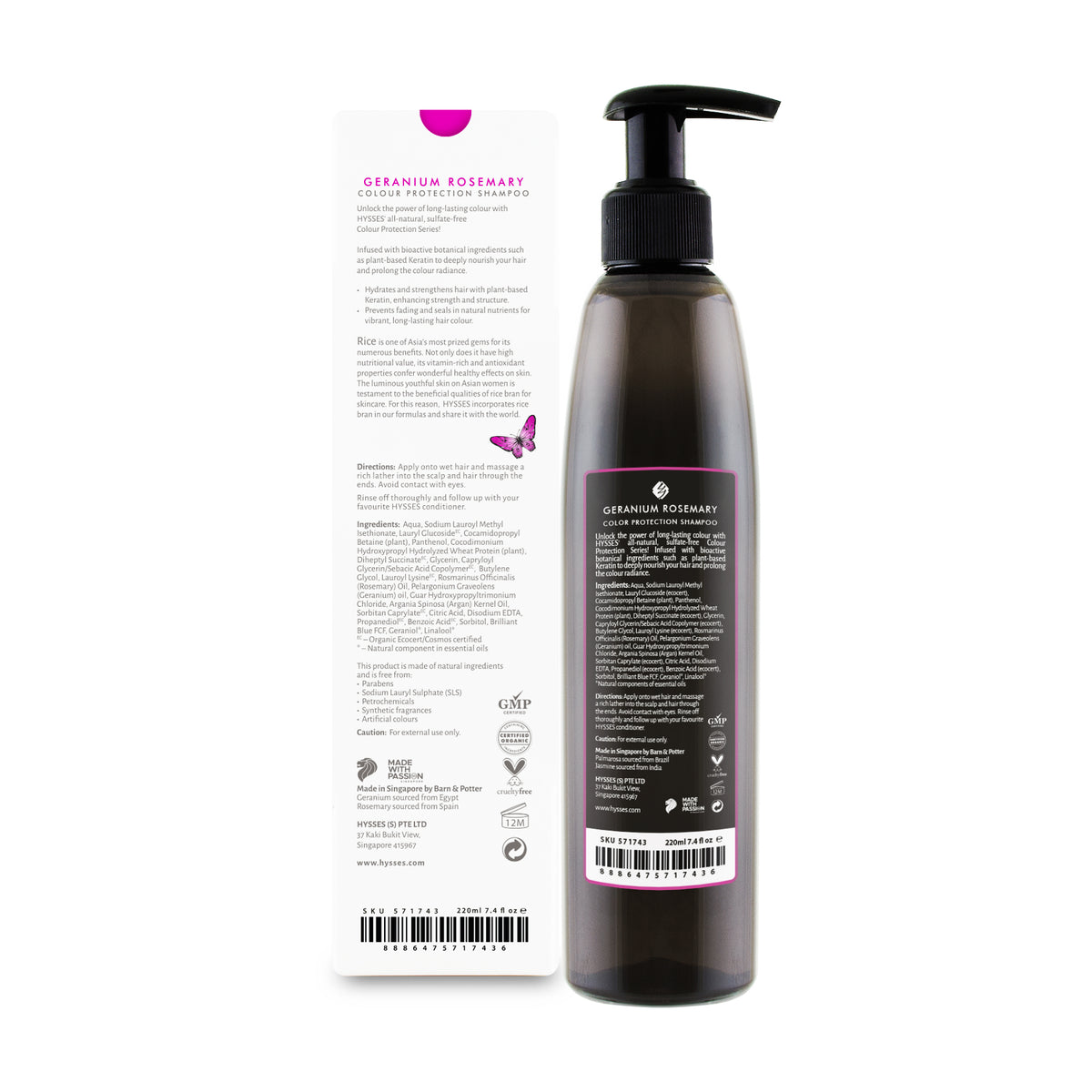 Colour Protection Shampoo, Geranium Rosemary