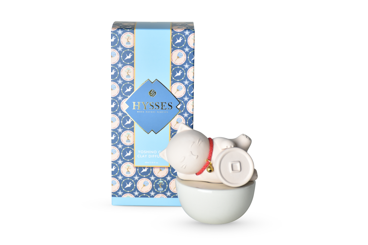 Clay Diffuser Yoshino Cat, 60ml