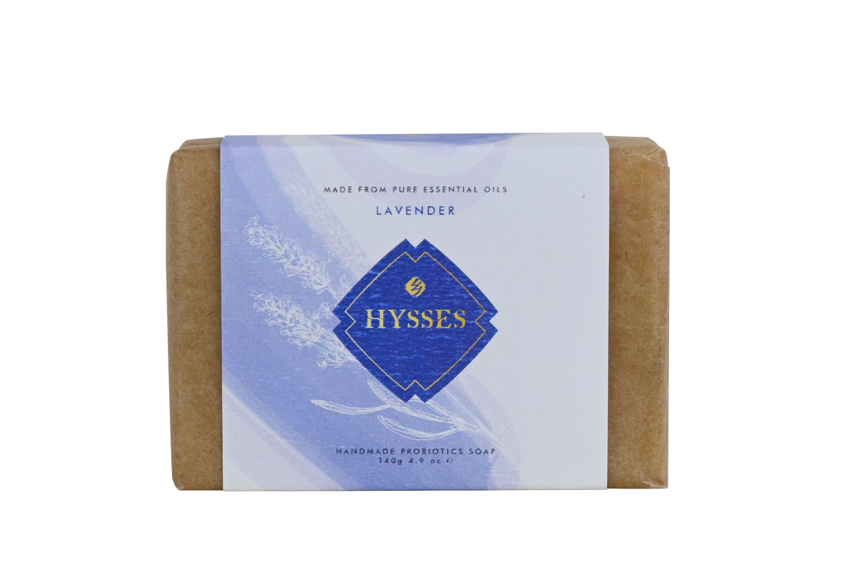 Probiotics Handmade Soap, Lavender (Wax Paper Wrapped)