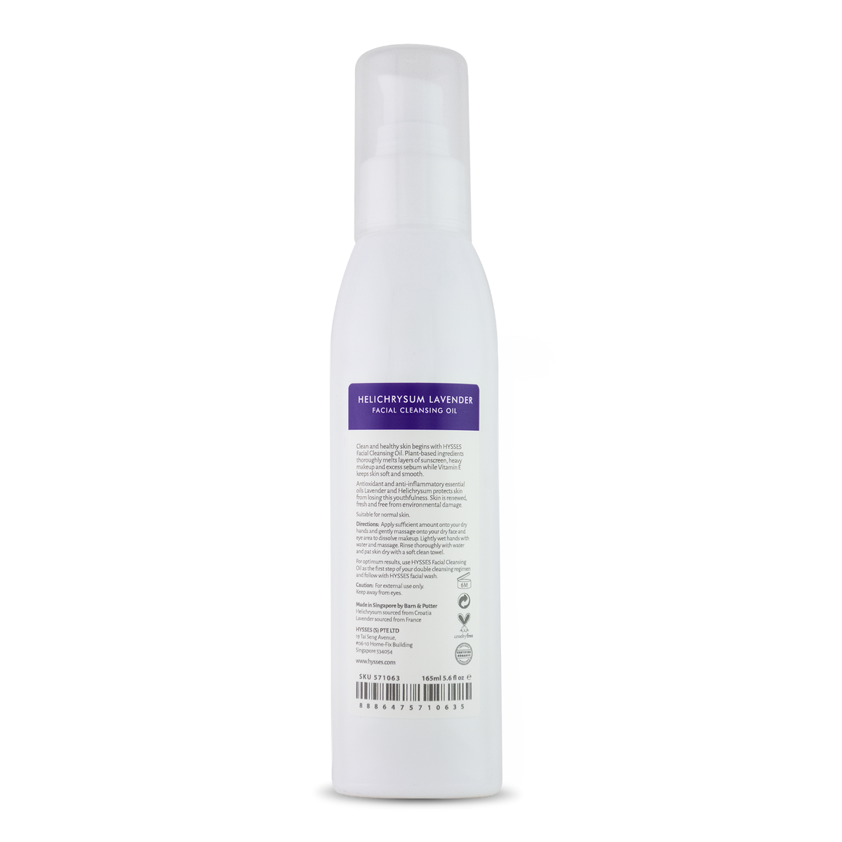 Cleansing Oil Helichrysum Lavender Facial