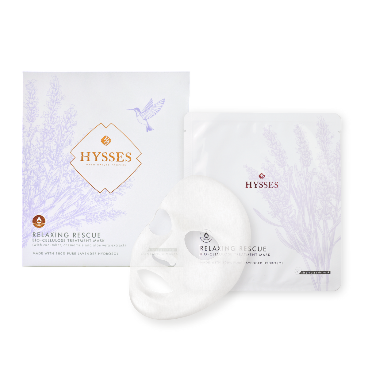Bio Cellulose Relaxing Mask  Lavender