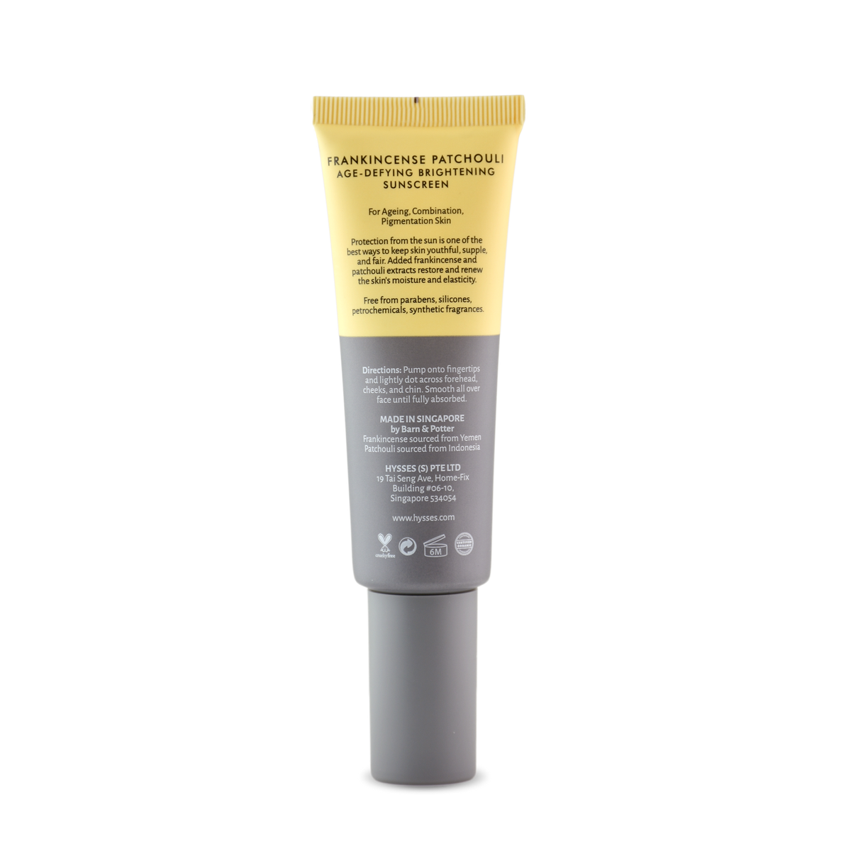 Age Defying Brightening Sunscreen Frankincense Patchouli SPF 40 / PA++
