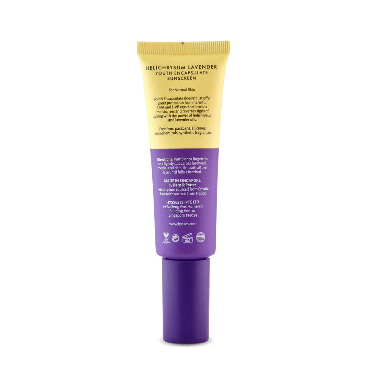 Youth Encapsulate Sunscreen Helichrysum Lavender SPF 40 / PA++